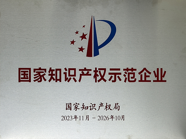 國(guó)家知識(shí)產(chǎn)權(quán)示范企業(yè)
